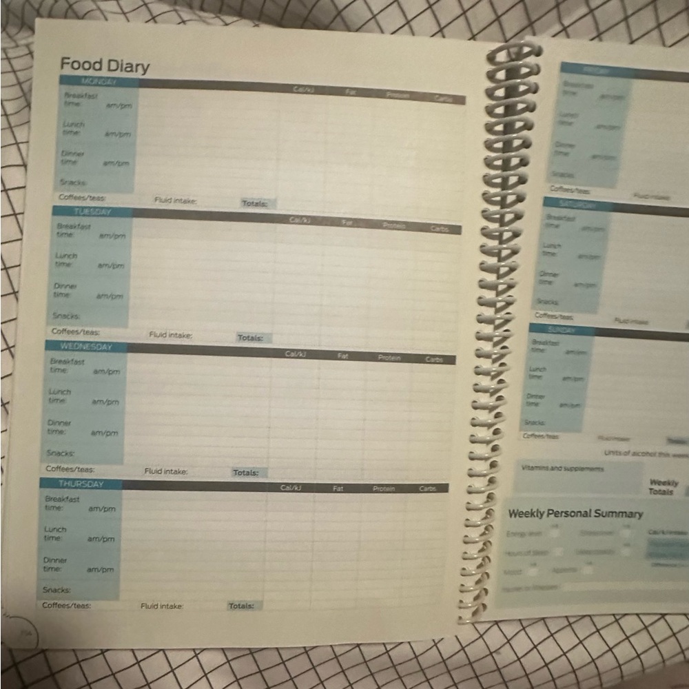 Yellow Workout Journal - Picture 3 of 9